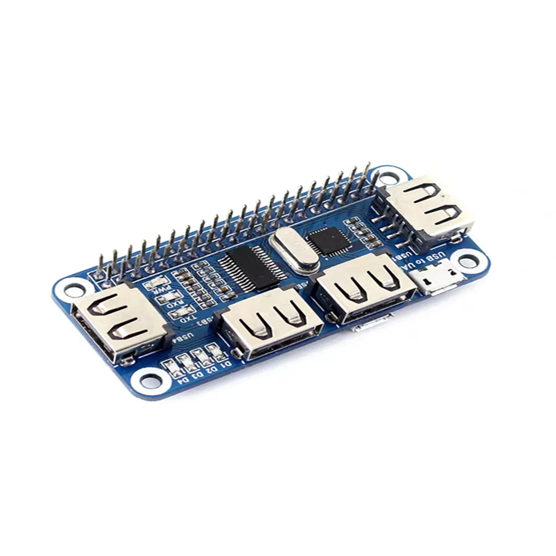 Micro Snow Raspberry Pi 4th generation 3b+USB expansion board, USB HUB splitter, hub expansion module