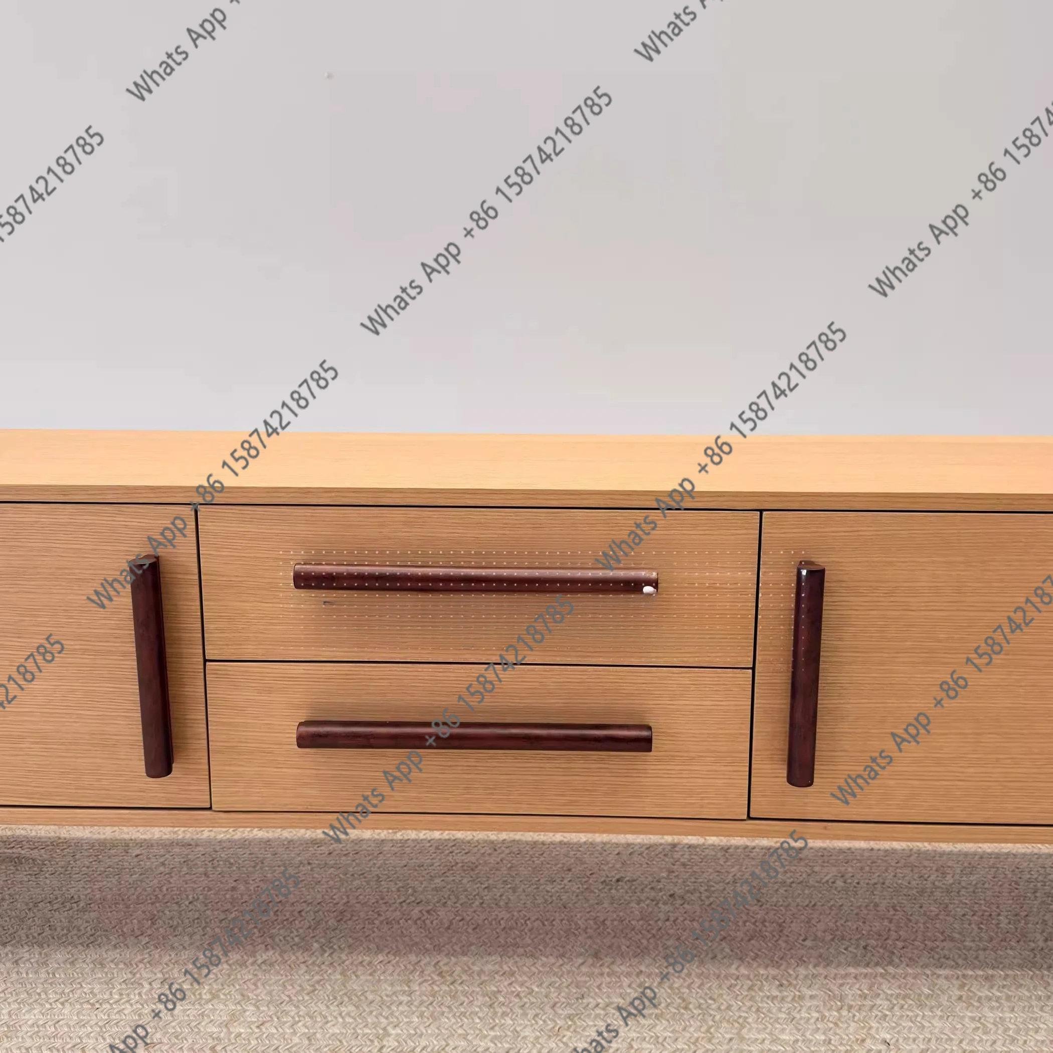 

W Medieval Retro TV Cabinet Simple Model Room Storage Designer Wall Living Room Locker