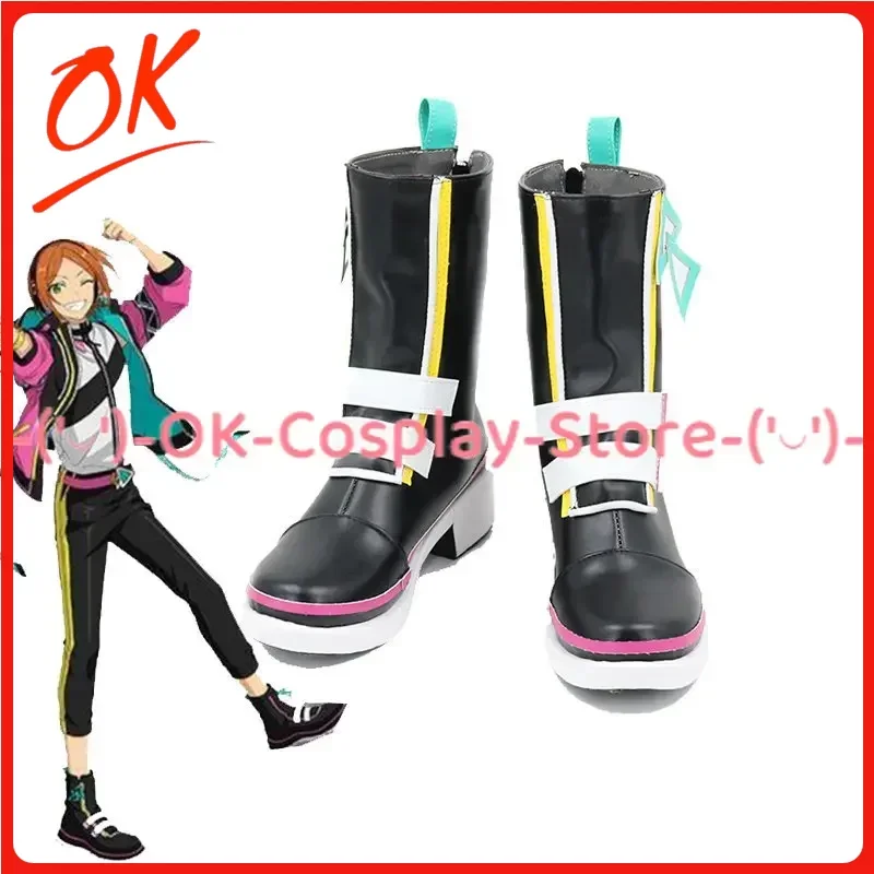 

[Customized] 2wink Aoi Yuta Aoi Cosplay Shoes Game Ensemble Stars Anime Roleplay Props Carnival Party PU Leather Boots