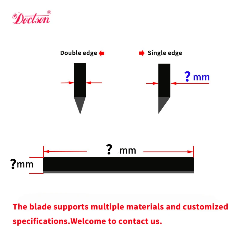 Customized SK2 Stainless Steel Long Cutting Blade Food Machinery Strip Cutter Blade Sponge/Film/Food/Vegetable Machine Knife