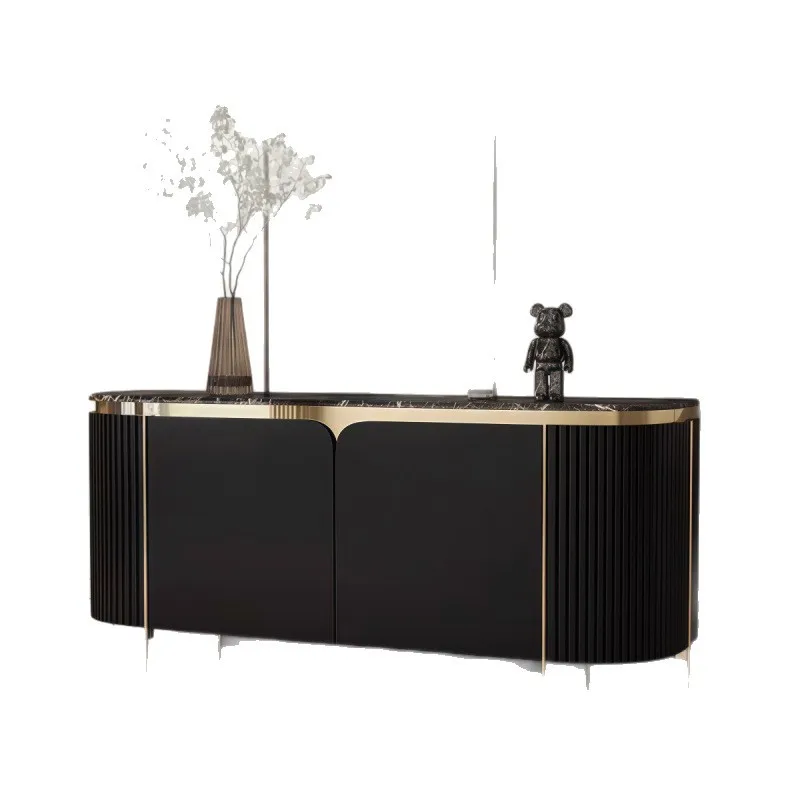 

Italian style secret simple modern chest shoe cabinet French side cabinet