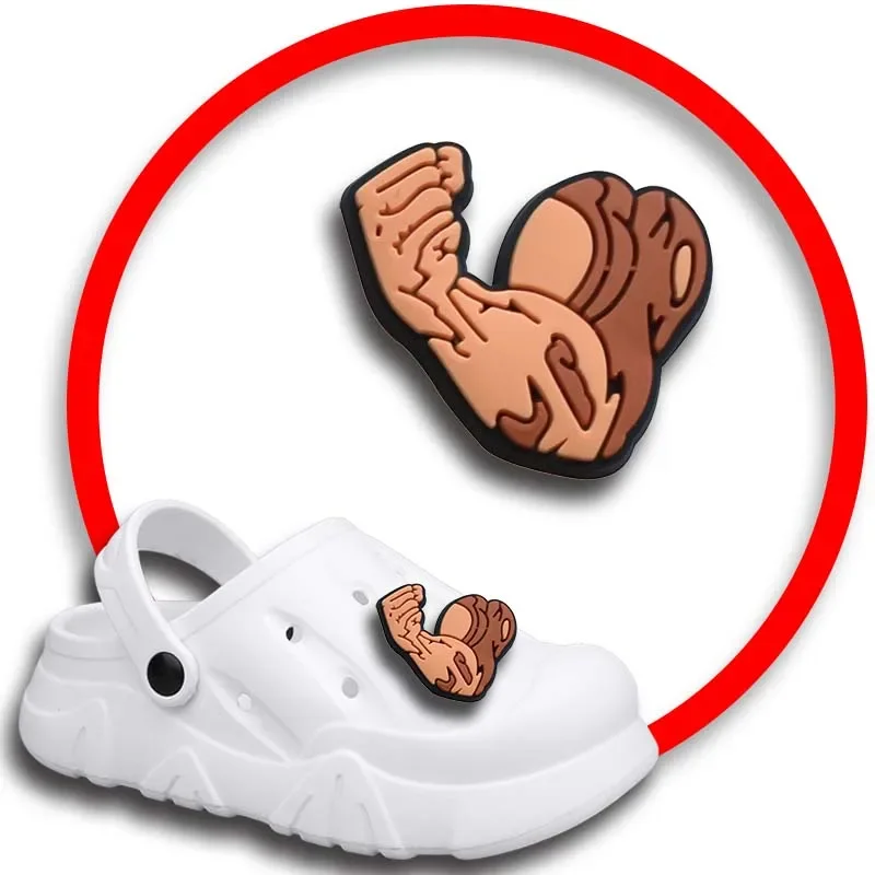 

Body Building Shoe Charms for Crocs Sandals Women Clogs Pins Shoe Decorations Accessory Men Badges Girls Kids Shoes Accessories