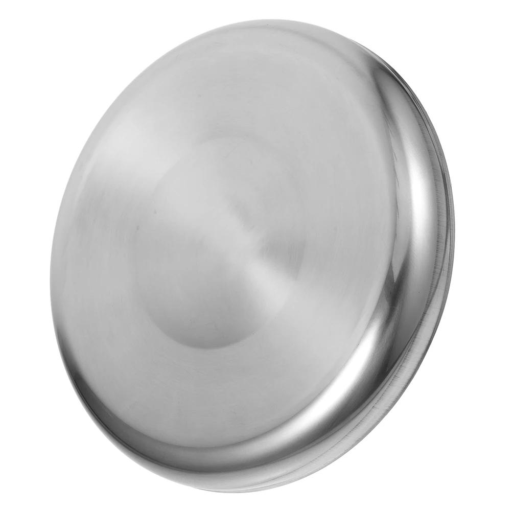 

Thickened Stainless Steel Round Stool Seat Pad Restaurant Cafeteria Table Chair Accessories Easy Clean Design Round