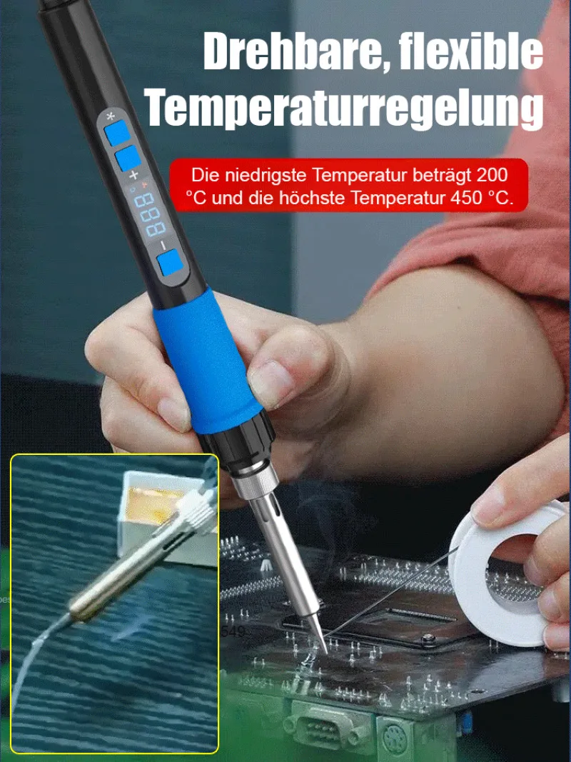 المنزلية الصغيرة لحام بندقية سبيكة لحام كهربائي صيانة القلم القصدير المنزلية لحام كهربائي أداة لحام لوه