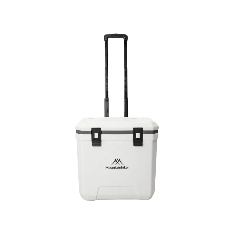 Insulation Box Refrigerated Box Household Car Outdoor Small Refrigerator With Tie Rod Wheels Portable Incubator