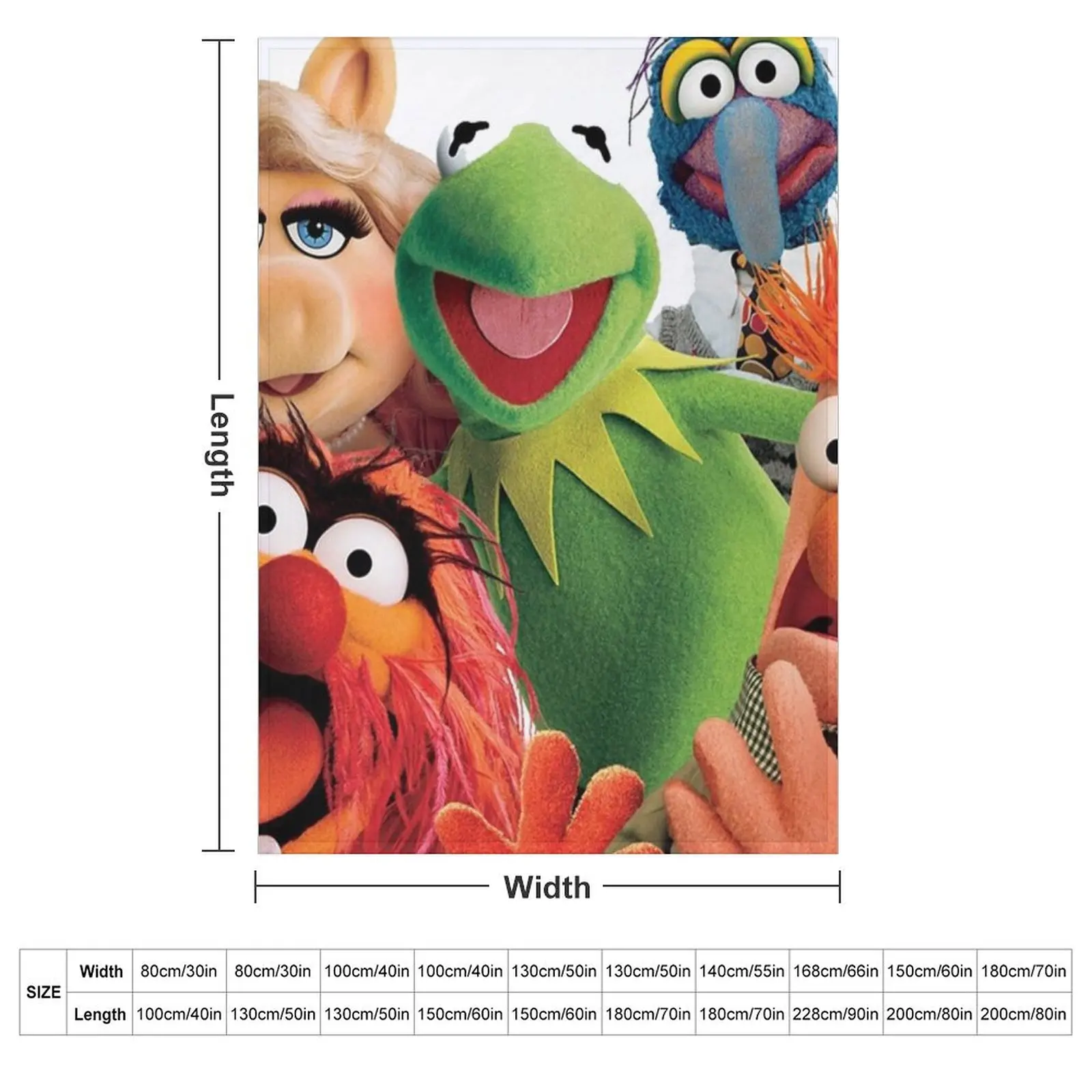 muppet show Throw Blanket Blankets For Sofas Plaid on the sofa Bed Luxury Throw Thin Baby Blankets