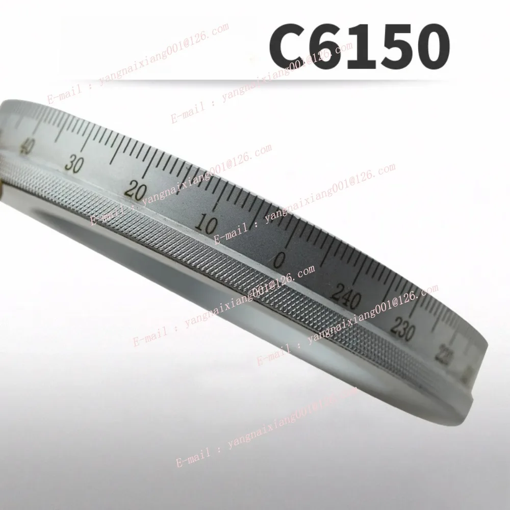 1pc C6146 C6150 Saddle Cross Slide Scale Ring 0-200 Scale Circle 0-250 Dial Lathe Accessories