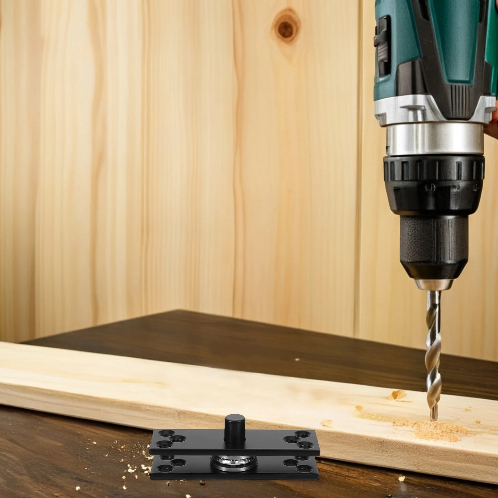 

Durable Stainless Steel 360 Degree Rotating Hinge Concealed Cabinet Door Hidden Bookcase Hardware Easy Installation Long Lasting