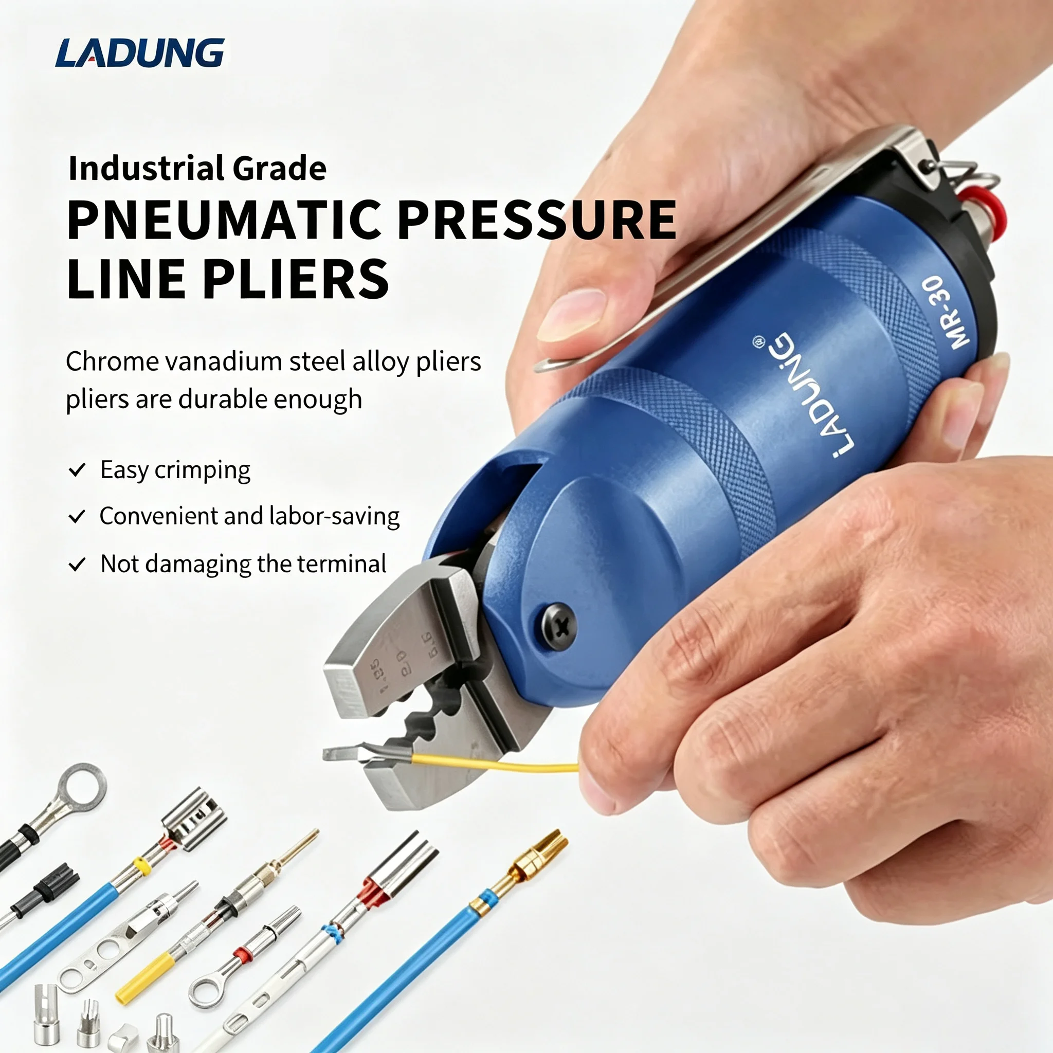 MR-30 Body Air Scissors Shears Cutter Head Nipper Pneumatic Crimping Pliers Tool Part for Terminal AR8WP A8WP3 A8WP