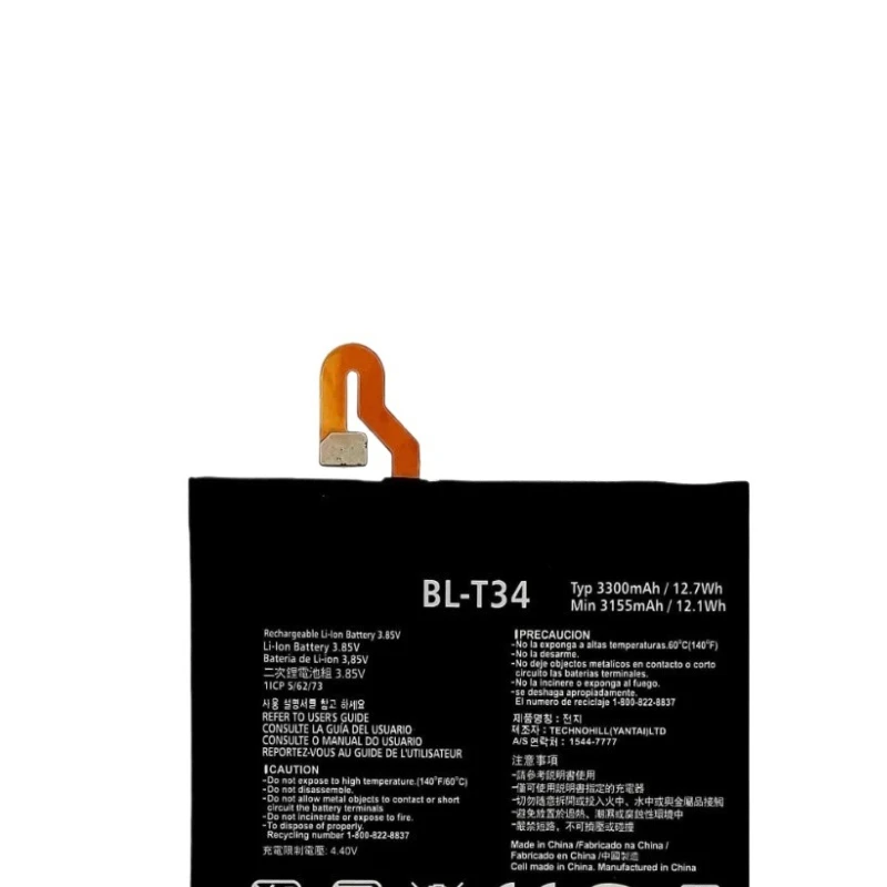 2pcs For LG V30 V30A V30 H930 H932 LS998 T34 BLT34 Mobile phone Batteries BL-T34 3300mAh Replacement Battery
