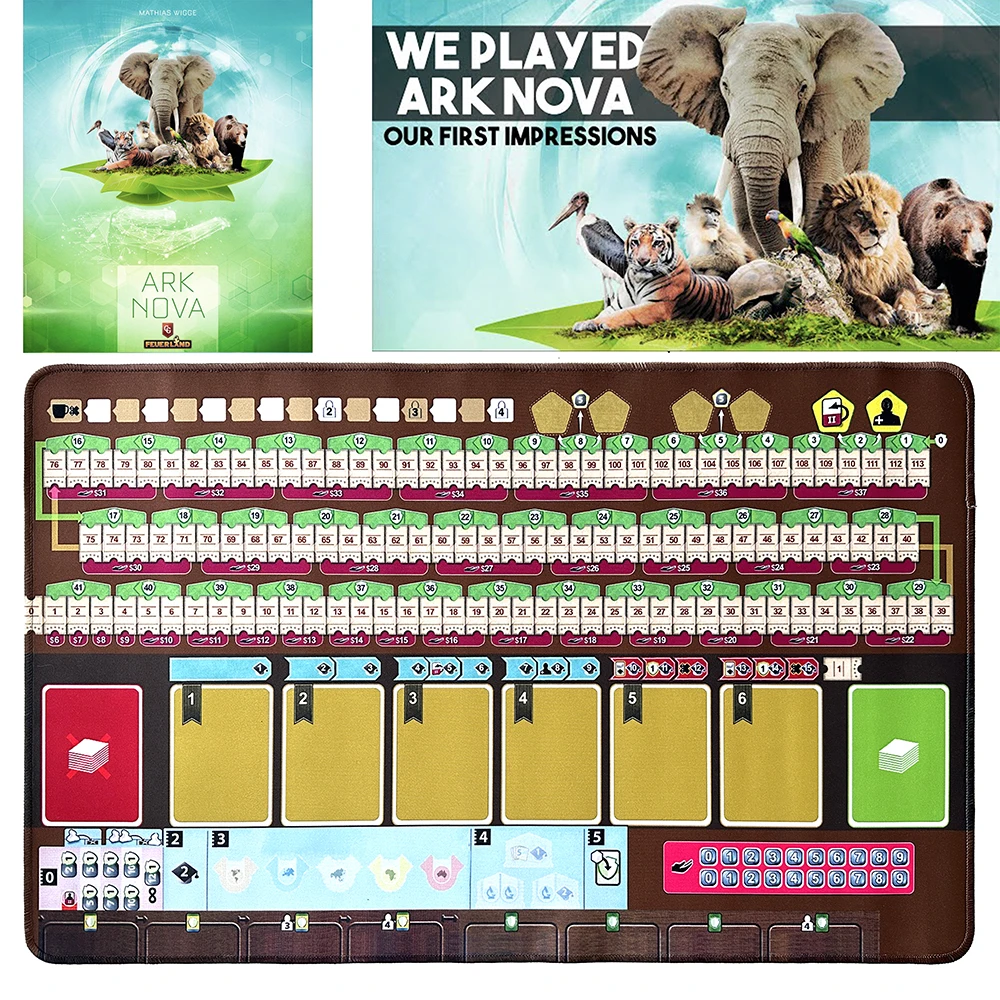 Ark Nova Playmat Voor Standaard Bordspel