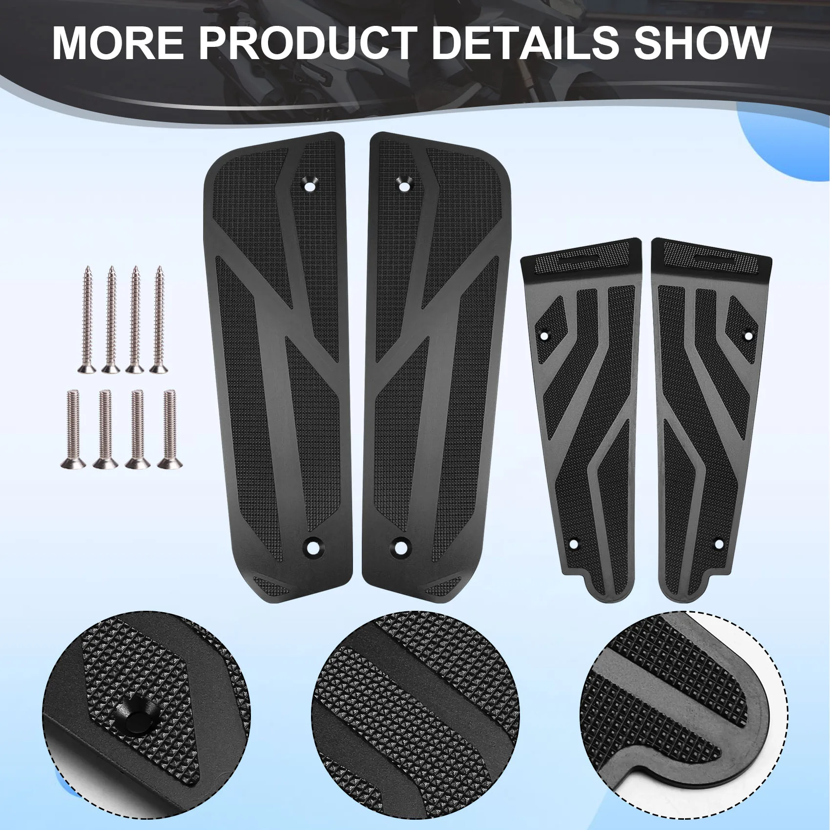 Superior-Motorcycle Modified Part Foot Mats Footrest Footboard Footpads Pedal Compatible For KYMCO Racing X 150 RKS150