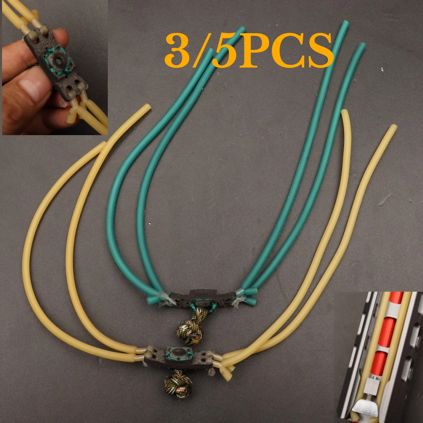 Automatic Slingshot Accessories Magnetic Suction Rubber Band Round Rubber Band Outdoor