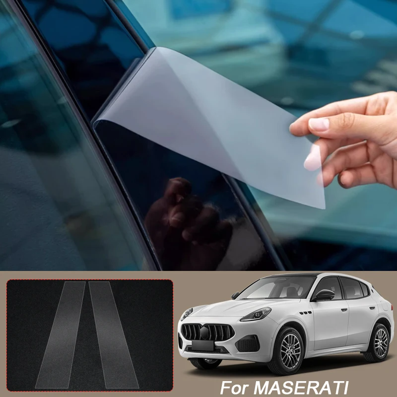 

B Pillars ТПУ автомобильная защитная пленка для MASERATI GHIBLI LEVANTE QUATTROPORTE CRECALE авто наклейка против царапин на окно и кузовную краску
