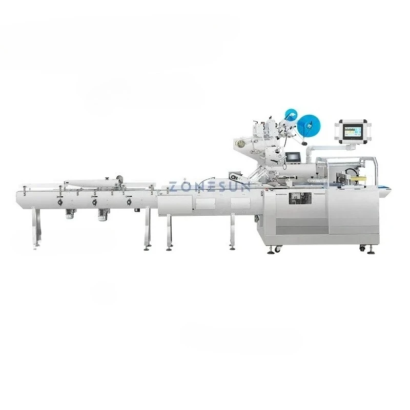 ZONESUN ZS-WP550A Flat Pack Length Fold Wet Wipes Making Machine Baby Wipe Paper Towel Tissue Bagger Antiseptic Production Line