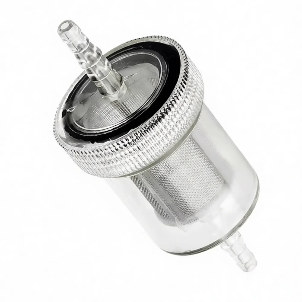 Reusable Transparent Diesel Strainer Filter For Webasto Parking Heater Steel Mesh Core Easy Cleaning Maintenance Spare Parts