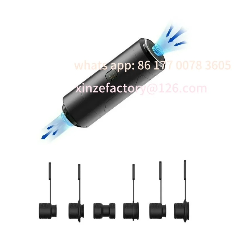 

Customizable Camping Air Pump, Portable Electric Inflator for Sleeping Pads, 1 Rechargeable Battery Included