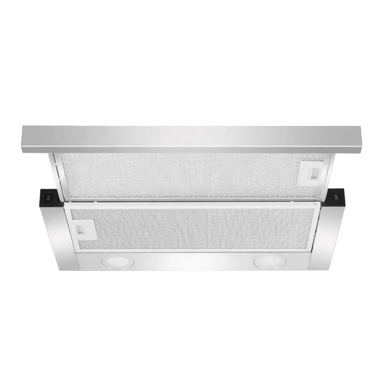 

Kitchen Chimney 600mm Pull-out Smart Smoke Extractor Hood Ductless Cooker Exhaust Range Hood for Kitchen