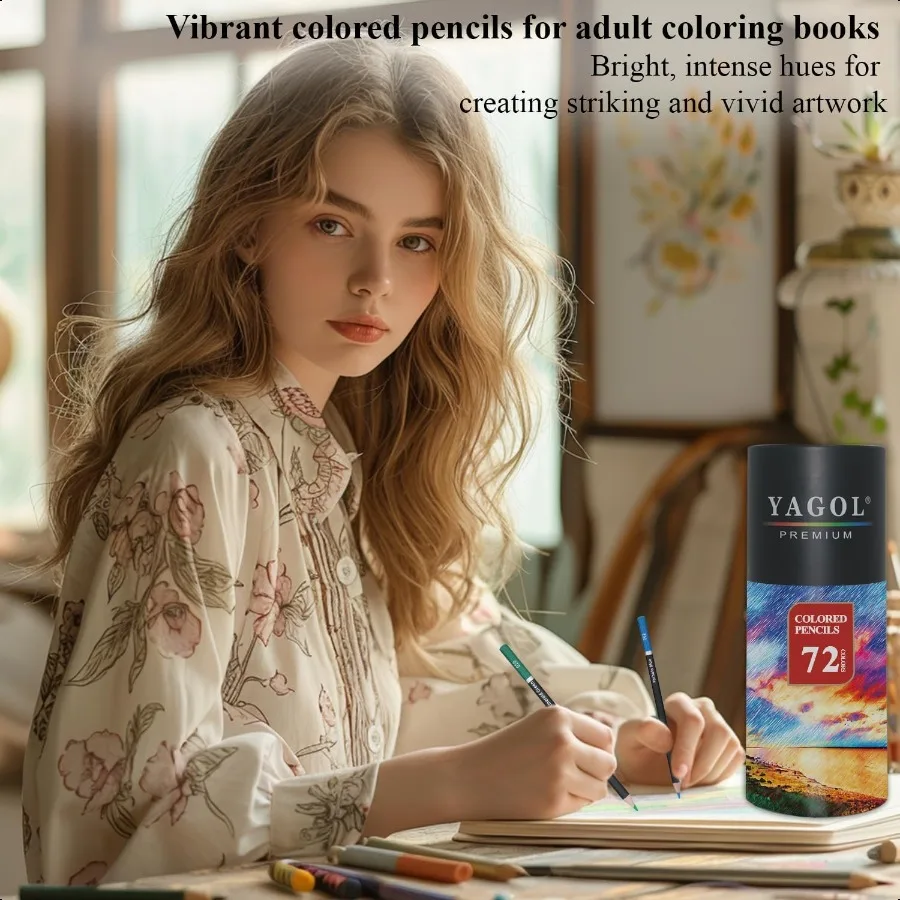 أقلام رصاص ملونة لكتب التلوين للكبار 72 مجموعة أقلام رصاص ملونة أقلام تلوين أساسية ناعمة للكبار أقلام تلوين كتاب f