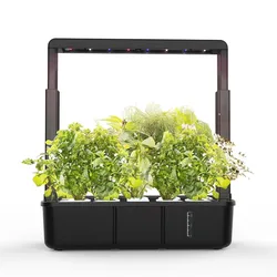 Cultivador hidropónico inteligente para plantas, máquina de plantación sin suelo, no tóxica, luz Led, 15 agujeros, jardinería interior