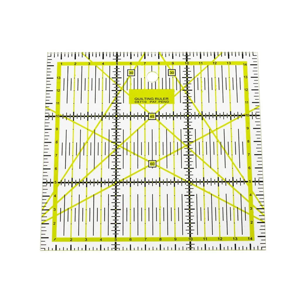 Acrylic Patchwork Ruler Square Clothing Craft Tools For DIY Sewing Measuring Drawing 15x15cm Tailor Yardstick Cutting High-Grade