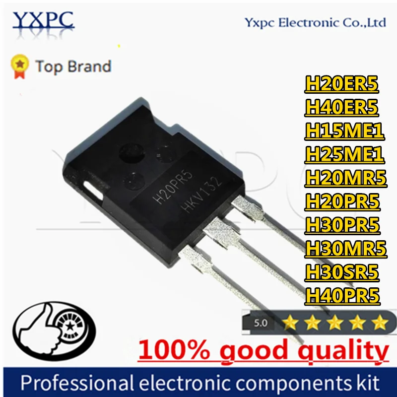 5pcs H20ER5 H40ER5 H15ME1 H25ME1 H20MR5 H20PR5 H30PR5 H30MR5 H30SR5 H40PR5 IHW20N65R5  IHW40N65R5 IHW30N120R5 IHW20N135R5 TO247