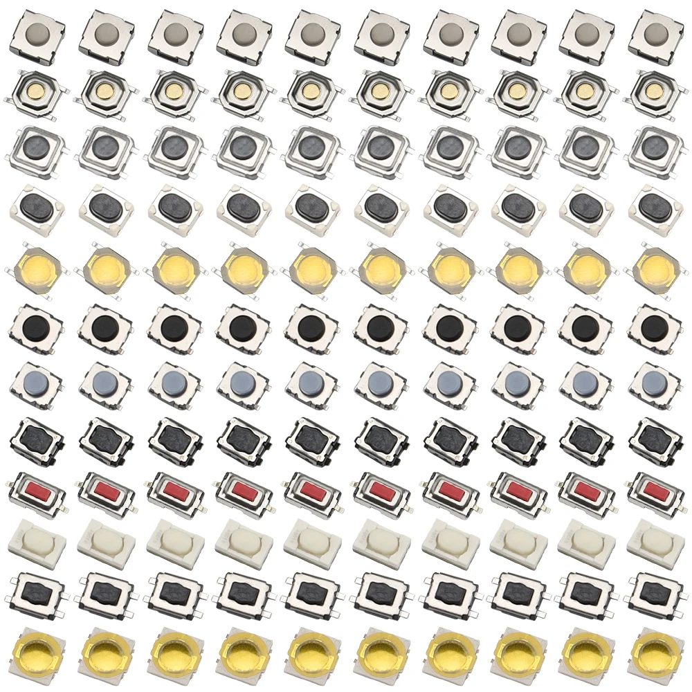 

Zz 100 pieces per set, 12 durable car key button touch switches, 5 imported button touch switches