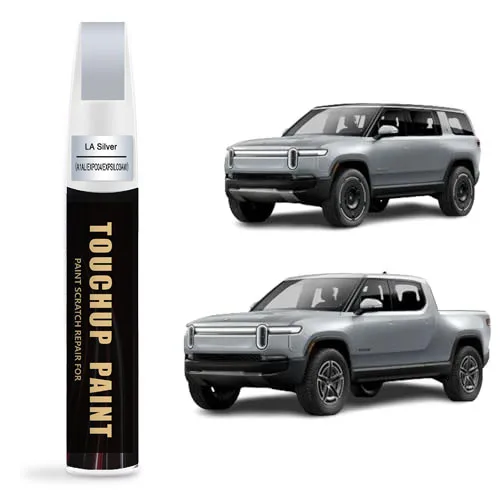 LA Silver(A1AL) Touch Up Paint Compatible with Rivian Exact Match Touch Up Paint Car Scratch Repair