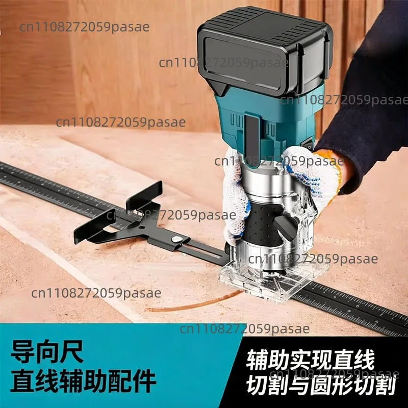 For  18V Industrial Electric Goddess Brushless Wood Router Woodworking Engraving Slotting Tool Electric Hand Trimmer Pin
