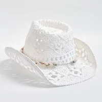 Summer Hand Woven Straw Hat for Women Shell Decoration Holiday Beach Sun Hat Chapeu Panama Feminino - Image 4