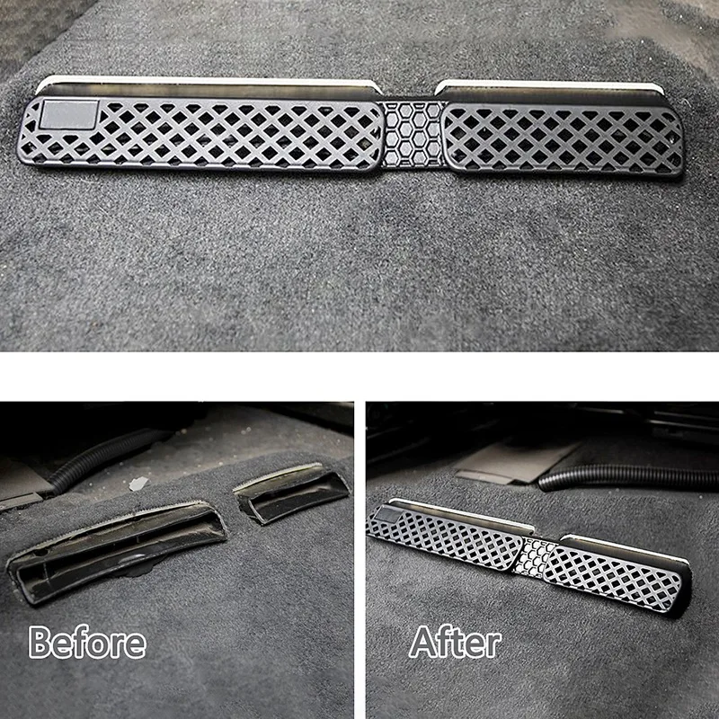 #51B Automotive Parts & Accessories,Car Interior Accessories for-Audi Q5 09-17 AC Duct Vent Outlet Trim (black) view 6