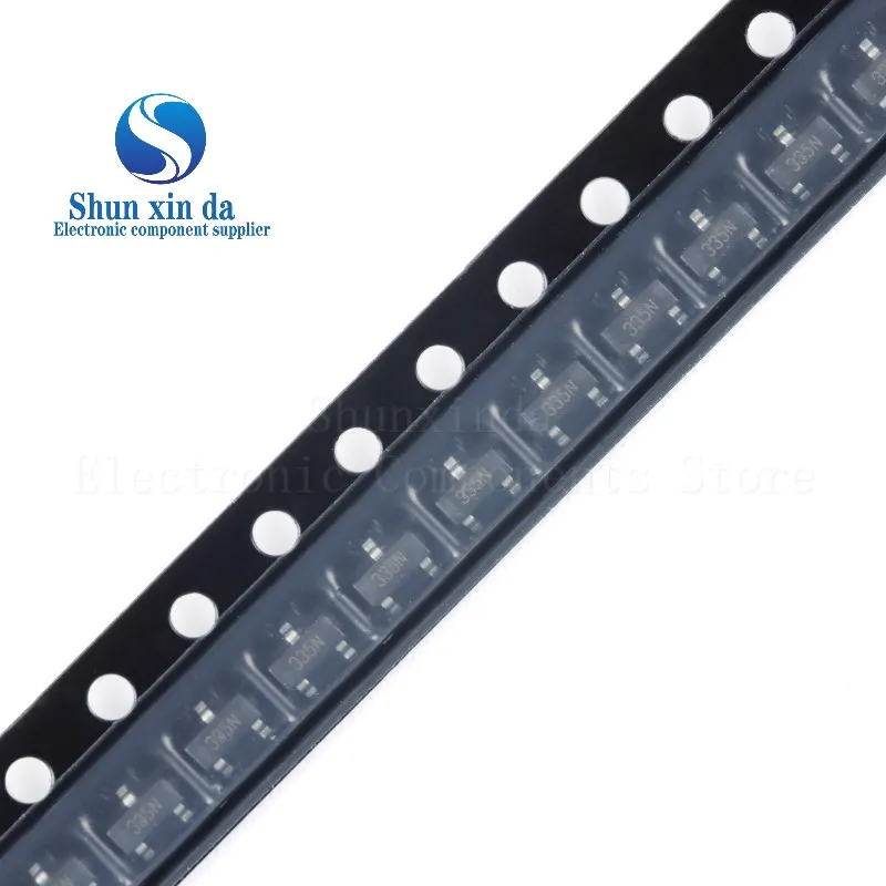 100PCS FDN340 FDN340P 340 FDN335 FDN335N 335N FDN338 FDN338P 338 SOT-23 MOS Field Effect Transistor Chip SMD