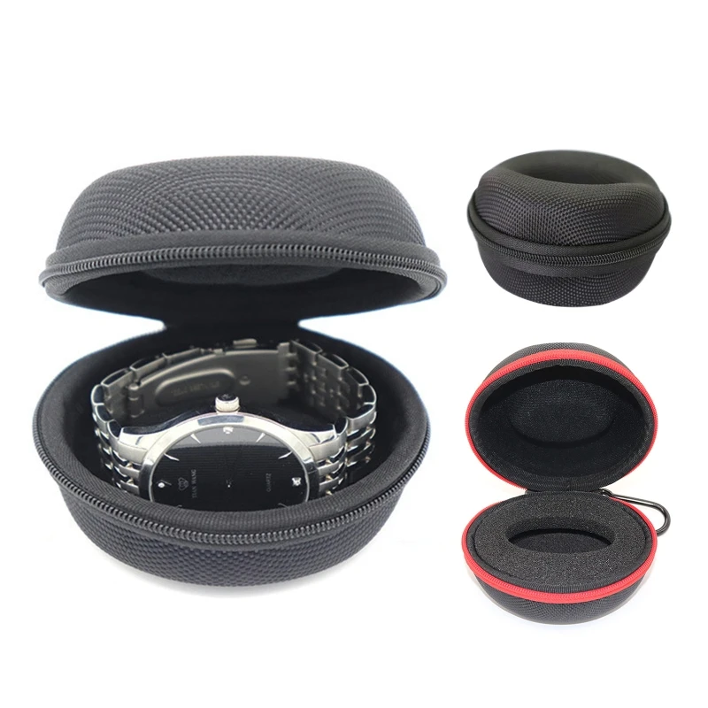 

Portable Shock-proof EVA Impact-resistant Protections Cover Single Watch Storage Box for Wristwatches & Watches Up to 50mm