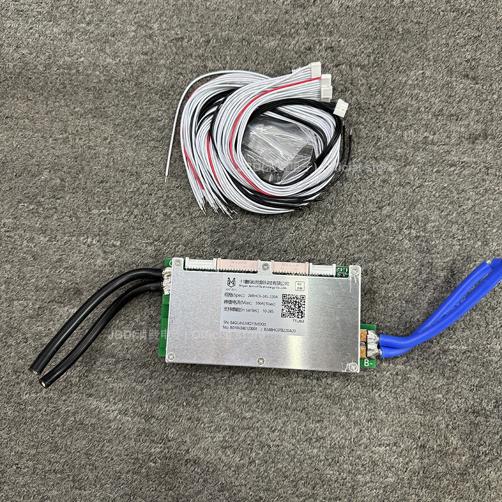 บอร์ดป้องกันแบตเตอรี่ ANT Smart BMS 10S-24S รองรับ 16S 20S 550A 300A 125A พร้อมแอปพลิเคชันซอฟต์แวร์ Bluetooth สำหรับแบตเตอรี่ LiFePo4 Li-ion LTO
