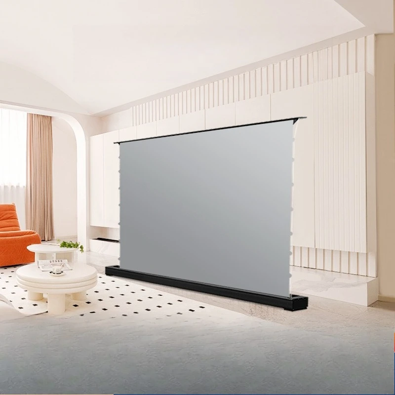 Household electric floor lift curtain, remote control lift projection screen, ultra-short focus projection cloth, others