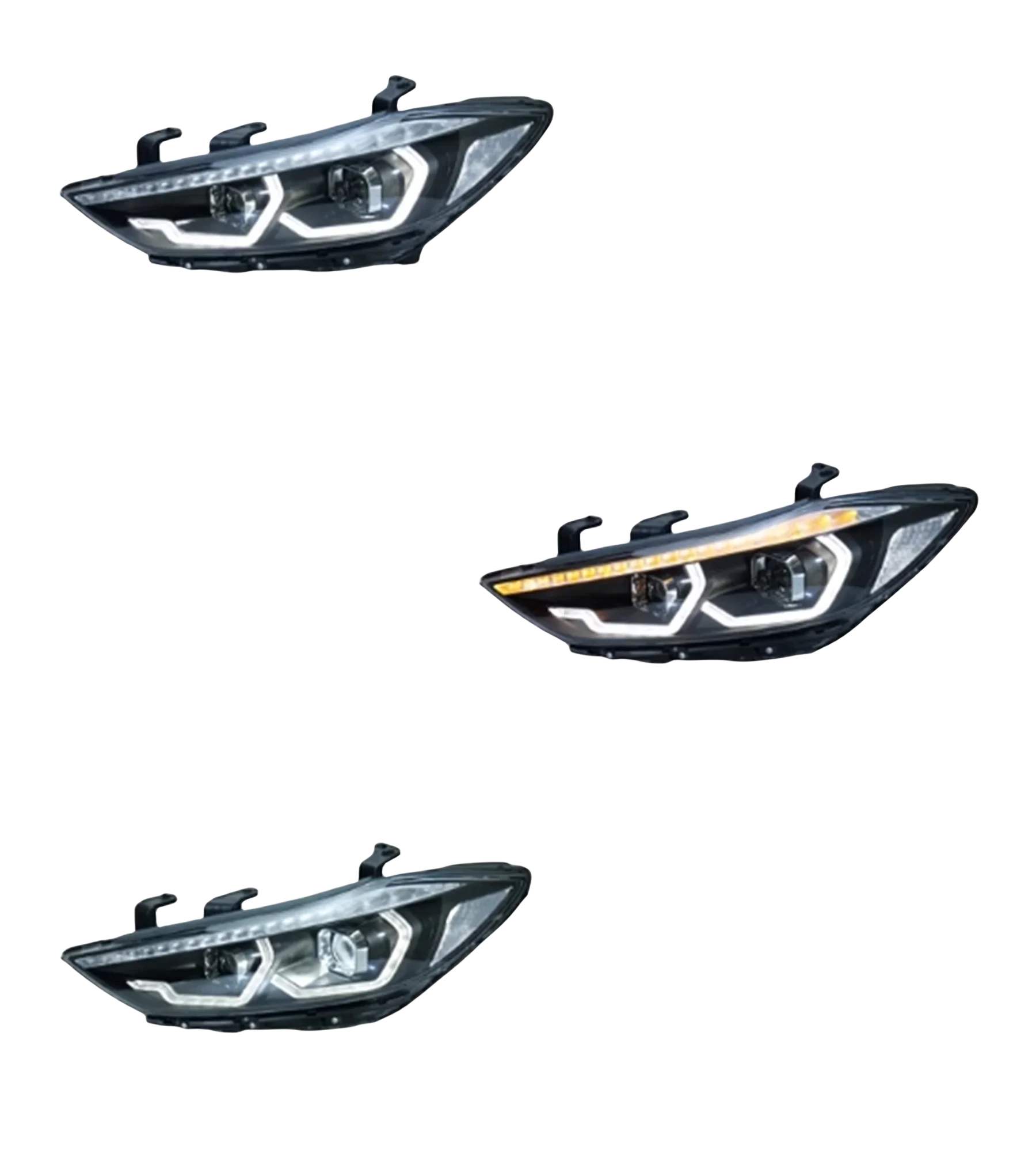 

Передняя фара автомобиля для Hyundai Elantra 16-20, дневные ходовые огни, DRL, фары ближнего света, указатель поворота