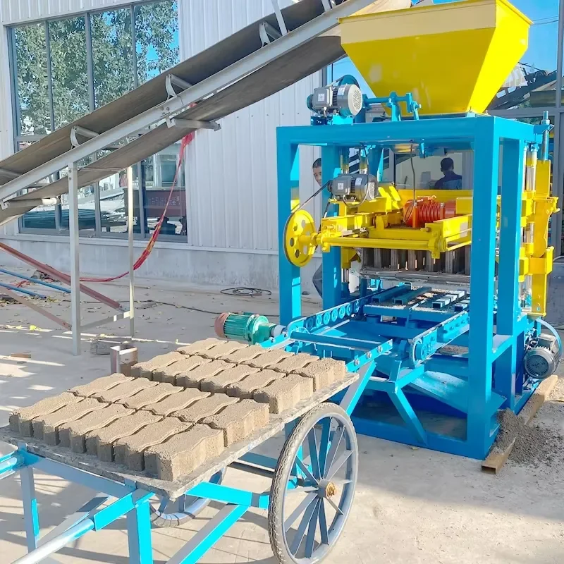 Small Cement Hollow Block Machine Automatic Concrete Paver Block Making Machine Concrete Kerbstone Block Price for Sale