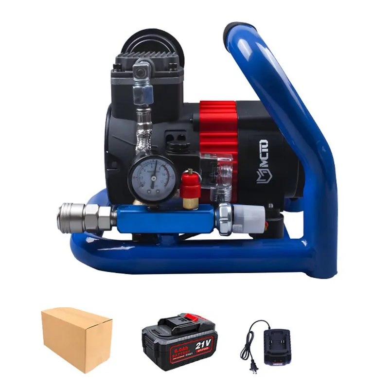 

Mini Air Compressor 2L Portable Air Compressor Car Tire Pump Cylinder Power System Car Tire Inflation