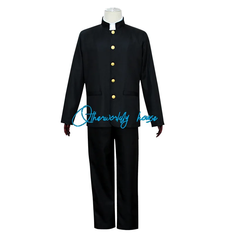 Mob Psycho-Costume Cosplay Noir pour Homme, Manteau et Pantalon, Uniforme Sв, Mobu Saiko Hyaku Kageyama Shiggones, 03/Casual, 100