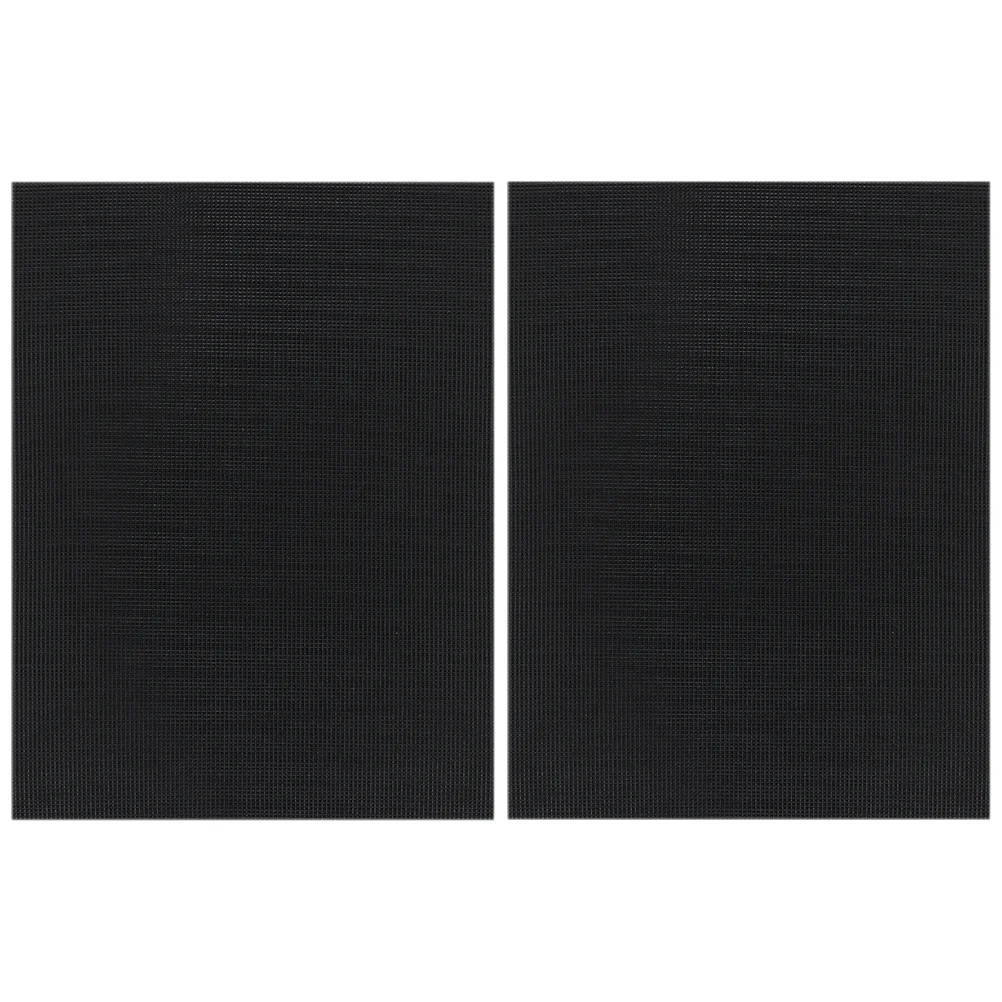 2 個水族館レベリング厚い泡スポンジフィルターパッド魚底用滑り止め衝撃吸収セルフレベリングマット水族館