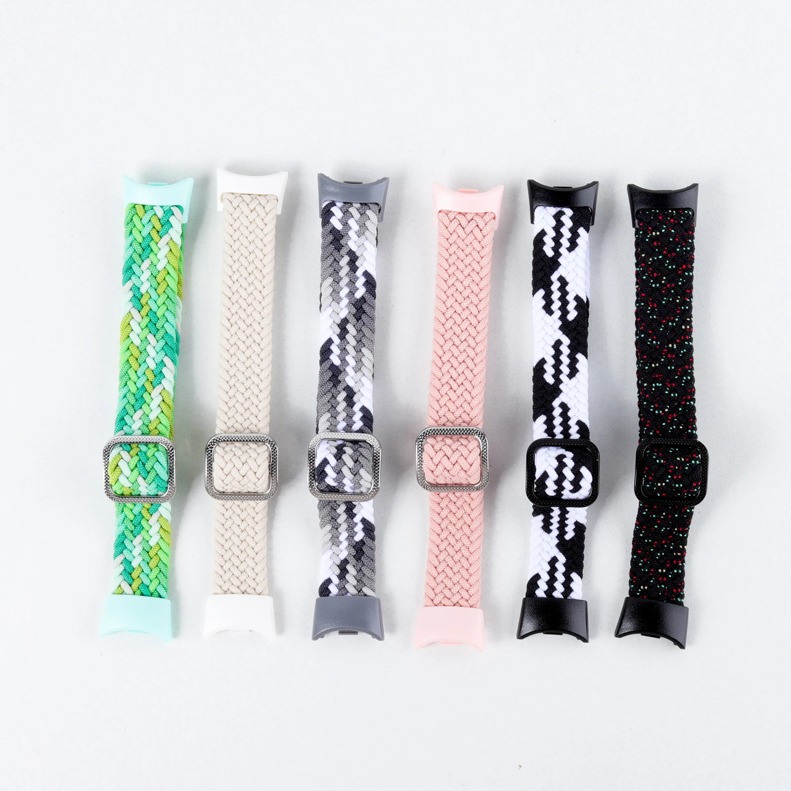 Braided Straps for Mi Band 11/10/9 Bracelet Elastic Adjustable Nylon Miband 4 5 Correas Wristband for Xiaomi Mi Band 4 3 5 6 7 8