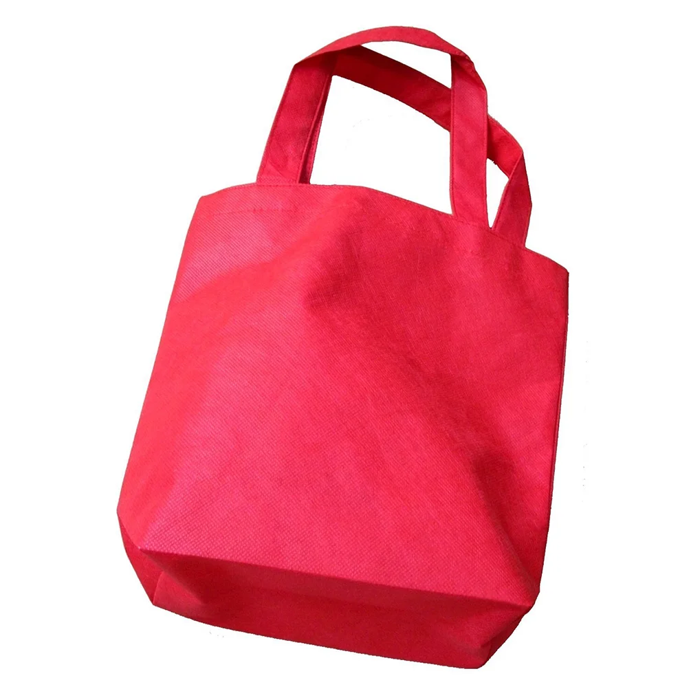 7pcs Non-woven Reusable Kids Carrying Shopping Grocery Tote Bag for Party Favor (Random Colora and Pattern)