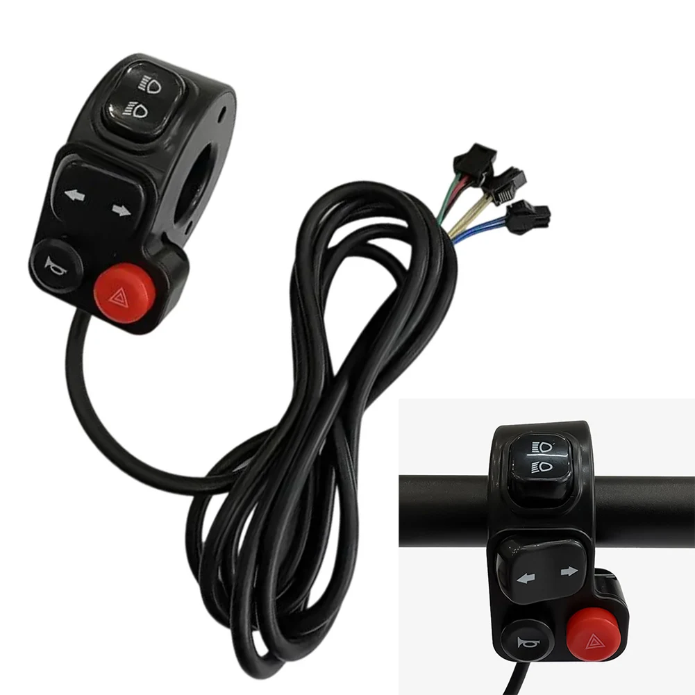 

Совместимый переключатель 4 в 1, стабильная структура для скутера, 3 А, 12 В постоянного тока, простота установки, хорошая совместимость для электровелосипеда, Ebike