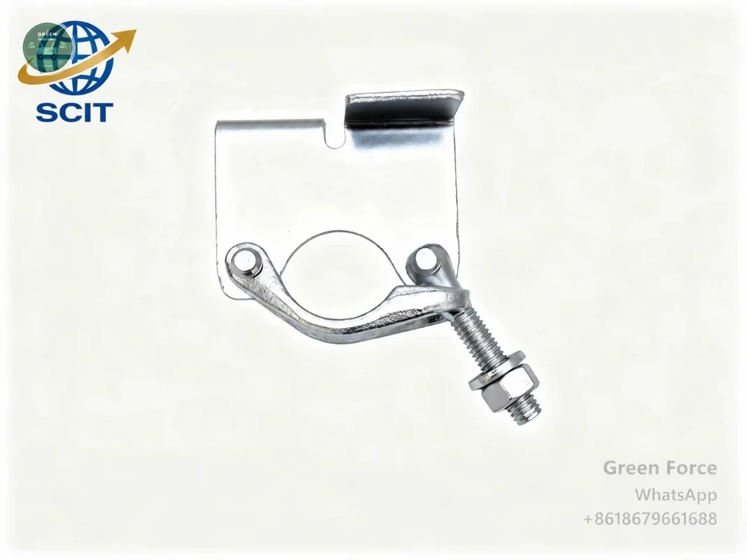 Q235 Steel Forged Scaffold Coupler | Hot-Dip Galvanized Swivel Clamp | British Cross-Type Rotating Fitting