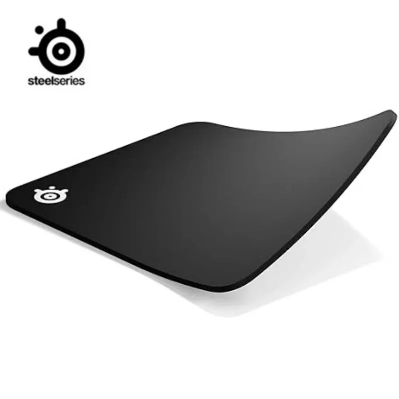 Большой игровой коврик для мыши SteelSeries QcK с нескользящим резиновым основанием для тяжелых условий эксплуатации для гейм...