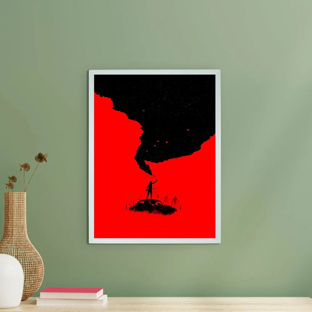 فيلم الرعب المشارك قماش جدار الفن الظلام ديكور المنزل مخيف القوطية مخيف طباعة ديكور القوطية فيلم الرعب الفن #6