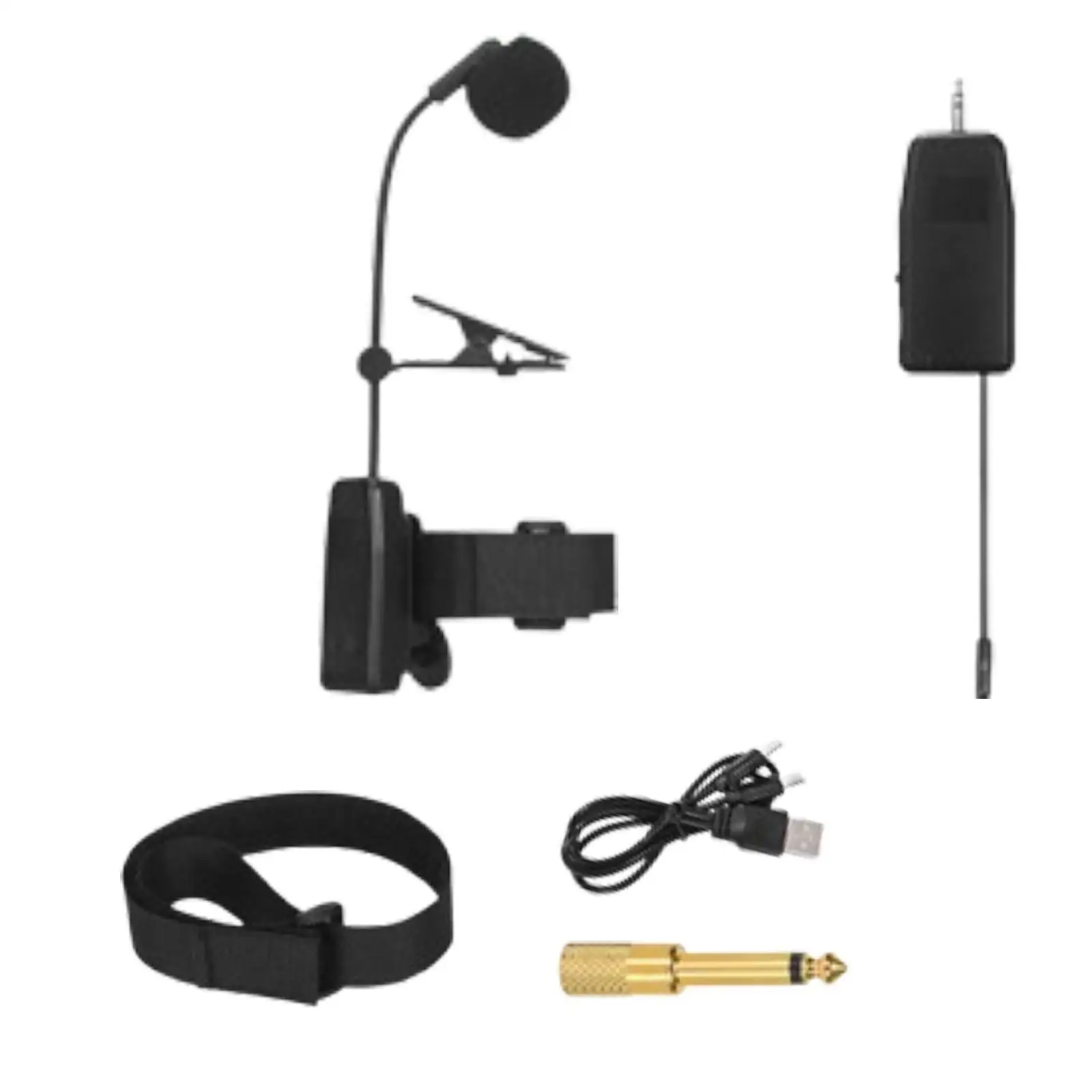 Sax Microphone Trumpet Voice Recording Cello Live Performance Personal Exercises Mic for Trumpet Wireless Instruments Microphone view 2