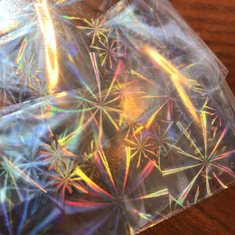 10pcs 50cm Holographic Nail Foil Colorful Stickers Transfer Starry Stickers Sliders for Decoration Nail Art Tips Manicure Tools