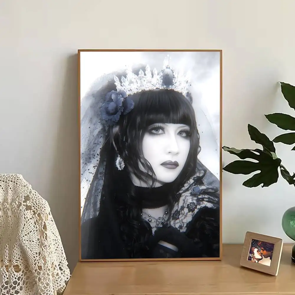 Malice Mizer V-Visual Kei  Retro Fashion Pictorial Poster Sticky Poster Paper Sticker DIY Room Bar Cafe Wall Decor Gift