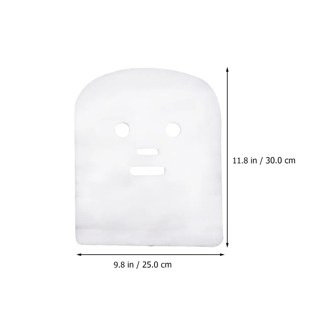 Pre Cut Facial Gauze Sheets 100pcs Disposable Face Mask Paper for Spa Skin Care Beauty White Fiber